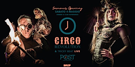 Tricky Beat Live Feat Circo Revolution|Dinner & Club Experience