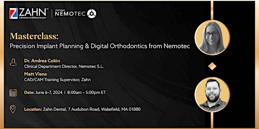 Imagem principal do evento Masterclass: Precision Implant Planning & Digital Orthodontics from Nemotec