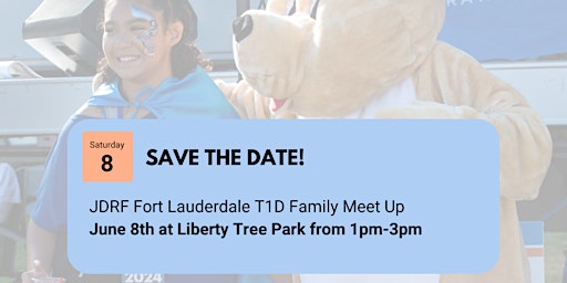 Imagem principal do evento Fort Lauderdale T1D Family Meet Up