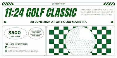 Imagem principal do evento 11:24 Golf Classic