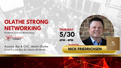 Free Olathe Strong Rockstar Connect Networking Event (May, KS)