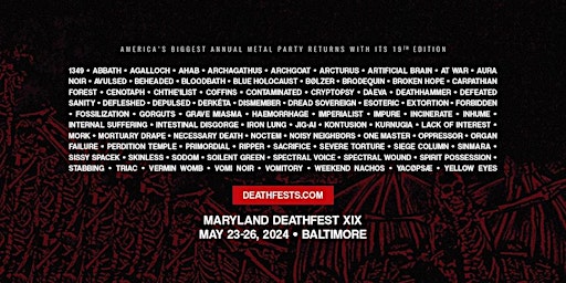 Maryland Deathfest XIX primary image