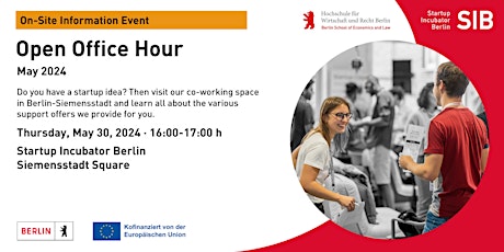 Do you have a startup idea? Come to the Open Office Hour - May 2024
