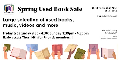 Newburgh Chandler Bell Road Library - Used Book Sale primary image
