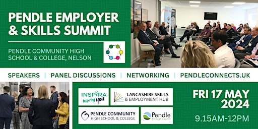 Primaire afbeelding van Pendle Employer Summit, ensuring your future workforce has the right skills