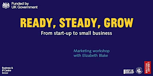 Marketing workshop - Ready, Steady, Grow primary image