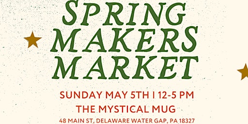 Primaire afbeelding van Spring Makers Market- in the heart of the Delaware Water Gap