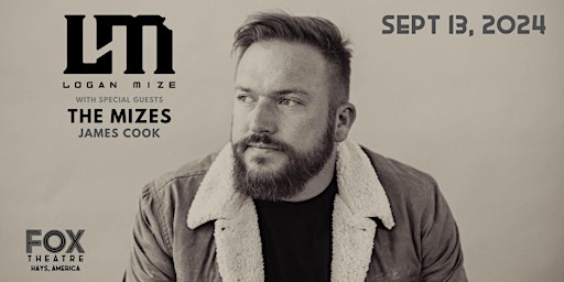 Logan Mize returns to the FOX stage w/ The Mizes & James Cook (ALL AGES) primary image