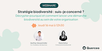Hauptbild für [Webinaire] - Stratégie biodiversité : suis-je concerné ?