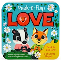 Image principale de [PDF] eBOOK Read Peek-a-Flap Love (Children's Lift-a-Flap Board Book Gift f