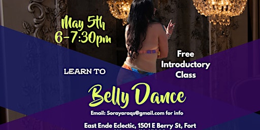 Imagem principal do evento Introduction To Belly Dance Class!