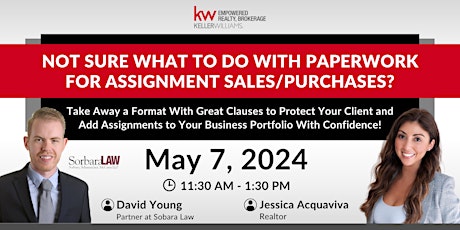 Not Sure What to Do with Paperwork for Assignment Sales/Purchases?