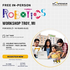 In-Person Event: Free Robotics Workshop, Troy, MI (7-14 Yrs)