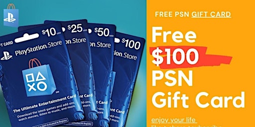 Image principale de -<Unbelievable!Free PSN Code Gift Card ⚡⚡ Free PSN Gift Cards Codes Unused