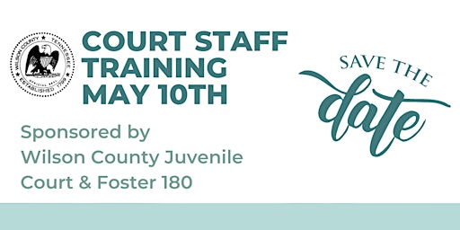 Wilson County Juvenile Court Training primary image