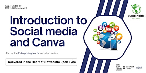 Imagem principal do evento Introduction to Social media and Canva
