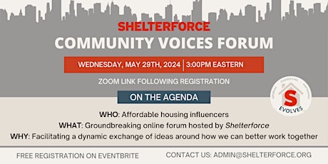 Shelterforce's Community Voices Forum