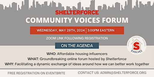 Image principale de Shelterforce's Community Voices Forum