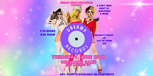 Imagem principal do evento Dreamy Records- An Indie Vibe Burlesque Show