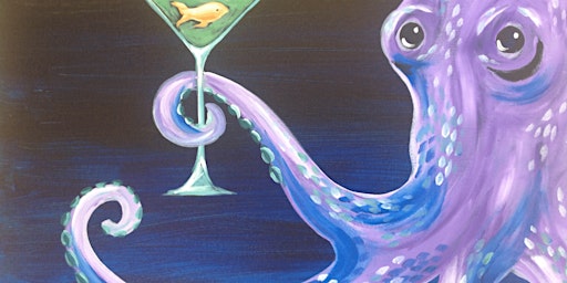 Primaire afbeelding van Octopus Cheers - Paint and Sip by Classpop!™