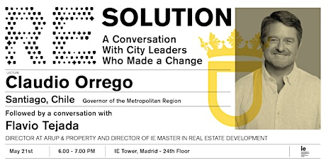 Re-Solution: Claudio Orrego, Governor of the Santiago Metropolitan Region