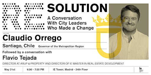 Imagen principal de Re-Solution: Claudio Orrego, Governor of the Santiago Metropolitan Region