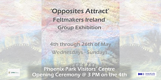 Image principale de 'Opposites Attract' Felted Art Exhibition from Feltmakers Ireland Guild
