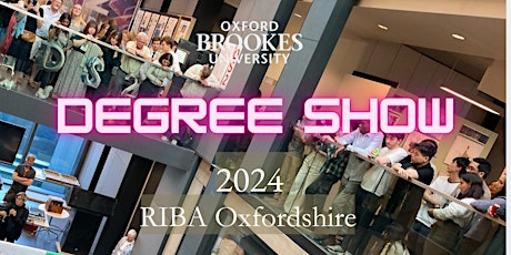 Student tour of Oxford Brookes Architecture Degree Show - Saturday pm