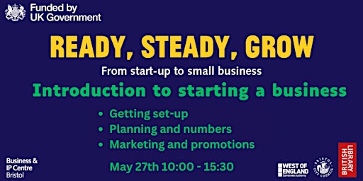 Primaire afbeelding van Introduction to starting a business - the essentials course