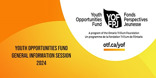Imagem principal de Youth Opportunities Fund General Information Session