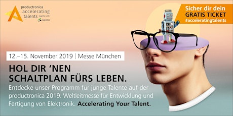 Hauptbild für Accelerating Talents - productronica vom 12. - 15.11.2019