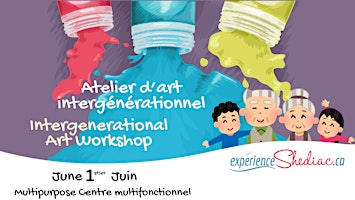 Imagem principal do evento Atelier d'art intergénérationnel / Intergenerational Art Workshop