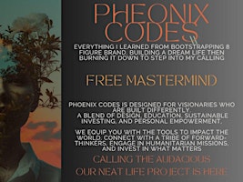 Imagen principal de Free Mastermind  Intro to Pheonix Codes