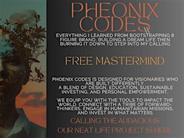 Primaire afbeelding van Free Mastermind  Intro to Pheonix Codes