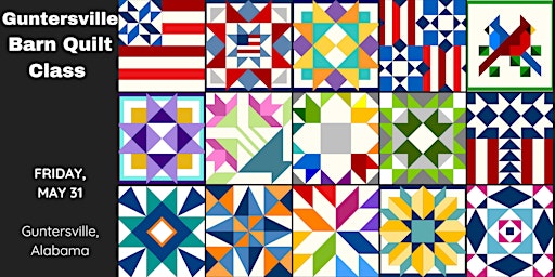 Guntersville Barn Quilt Painting Class - FRIDAY, MAY 31 primary image
