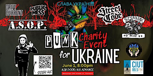 Punk for Ukraine Charity Event! primary image