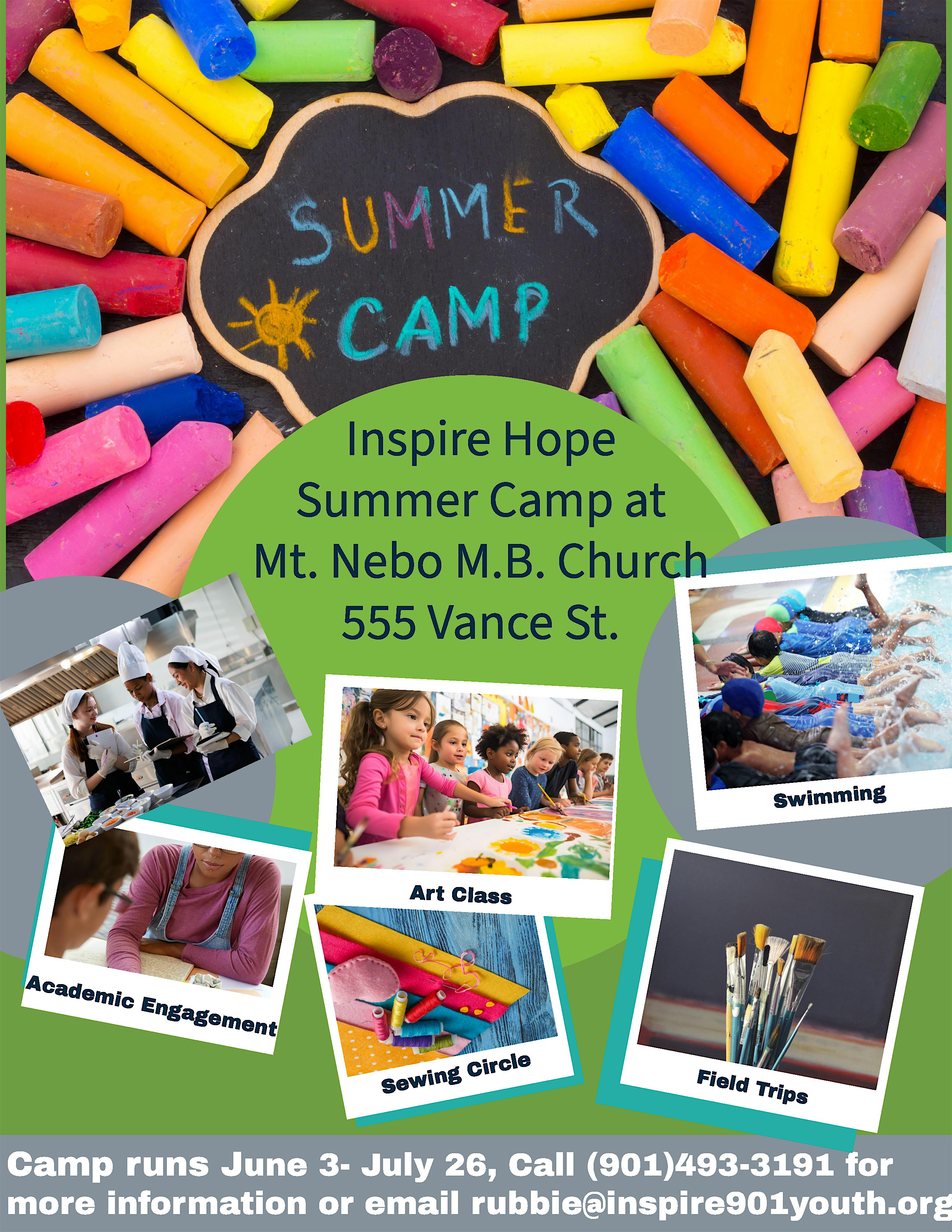 Summer Camp at Mt. Nebo M.B. Church with Inspire Hope