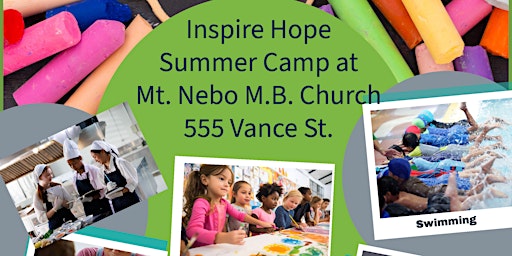 Image principale de Summer Camp at Mt. Nebo M.B. Church with Inspire Hope