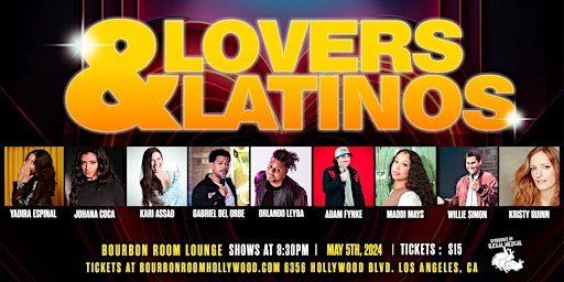 Primaire afbeelding van Lovers and Latinos a Stand-Up Comedy Show