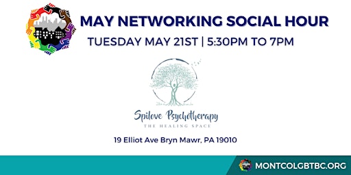 Imagem principal de May Networking Social Hour in Bryn Mawr