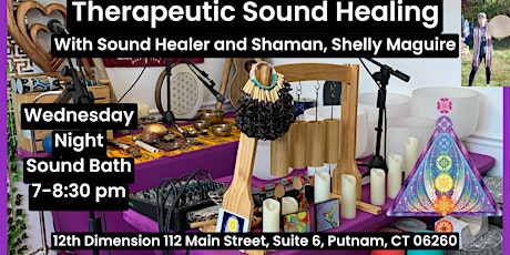 Therapeutic Sound Bath: Wednesday Night 7-8:30 pm