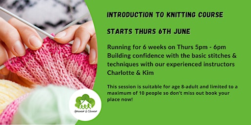 Beginners Knitting Course primary image