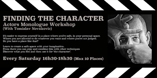 Primaire afbeelding van Finding The Character - (A Weekly Actors Monologue Workshop)