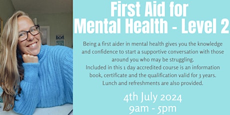 First Aid for Mental Health - Level 2