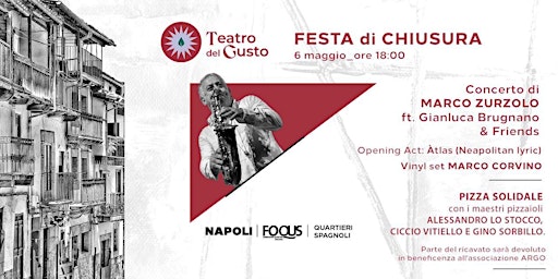 MARCO ZURZOLO in concerto ai Quartieri Spagnoli - Opening act: ÁLAS primary image