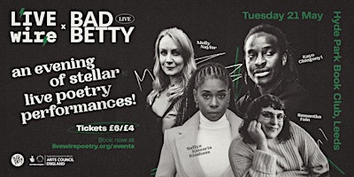 LIVEwire x Bad Betty: Live Poetry Night primary image