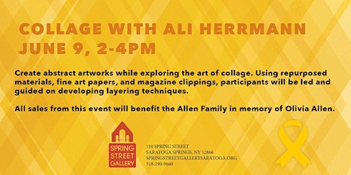 Collage with Ali Herrmann,  $25 at the Door. primary image