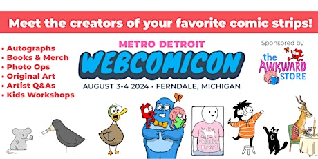 Metro Detroit Webcomicon 2024 primary image