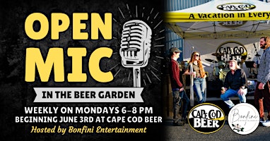 Imagen principal de Open Mic with  Bonfini Entertainment at Cape Cod Beer!
