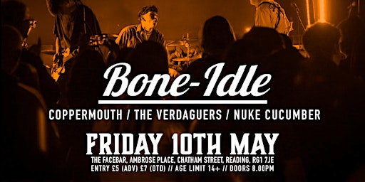 Image principale de Wicked Boy Friday - Featuring Bone Idle & Support